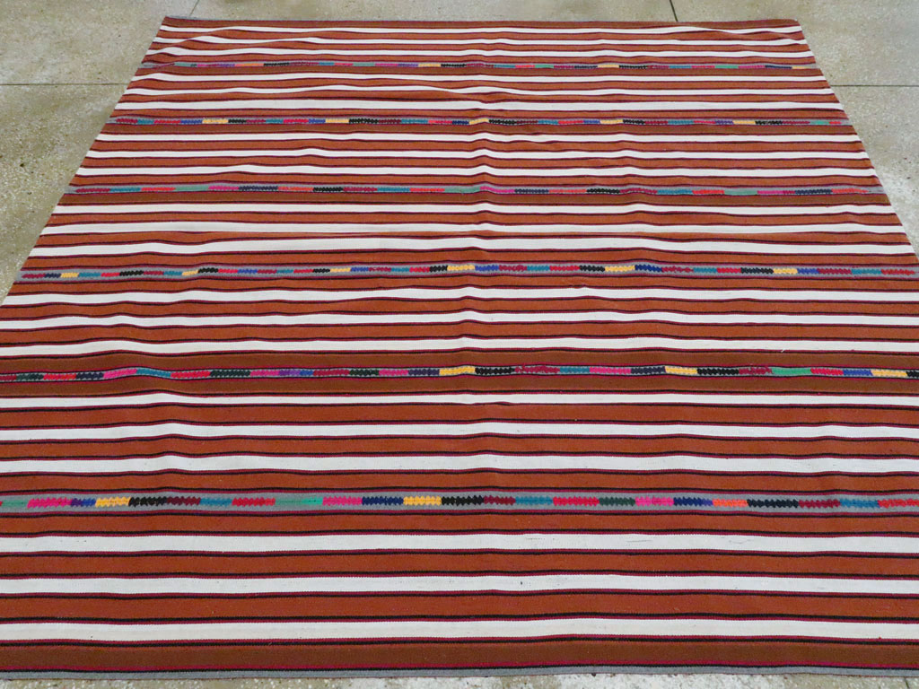 Vintage Persian Flatweave Kilim, No.25280 - Galerie Shabab