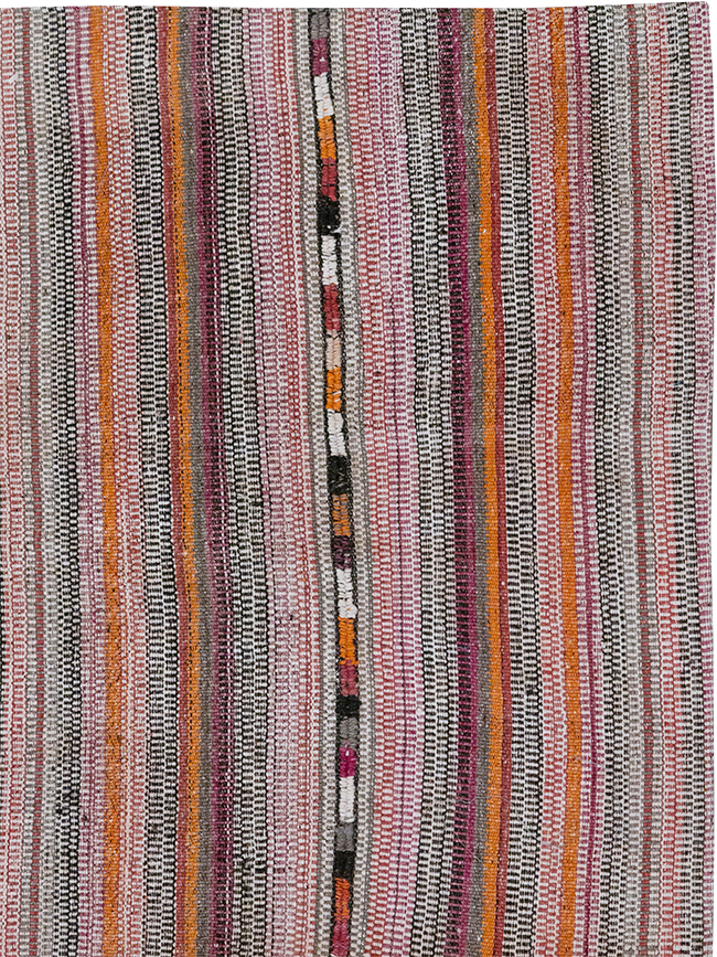 Vintage Persian Flatweave Kilim Accent Rug, No.25281 - Galerie Shabab