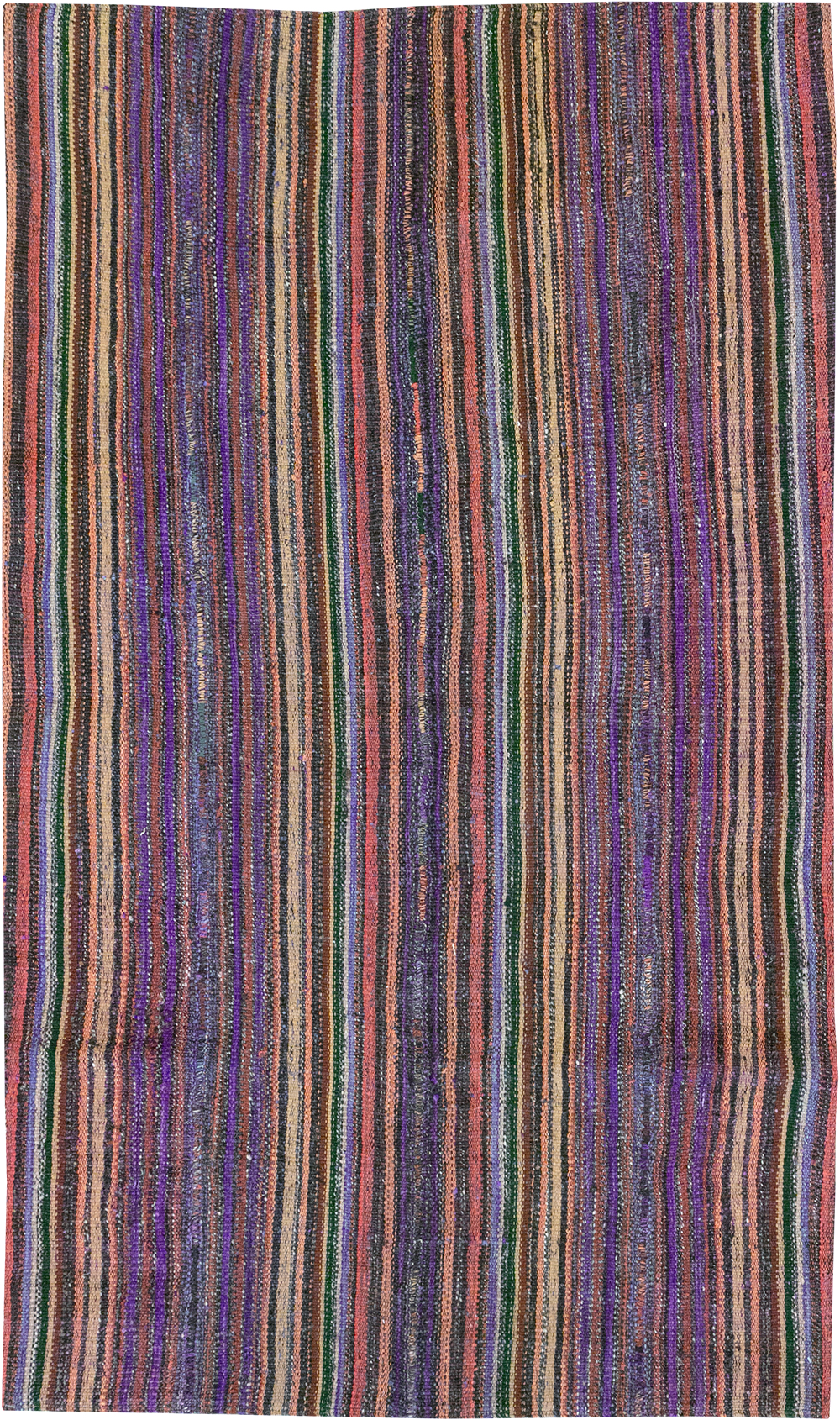 Vintage Persian Flatweave Kilim Accent Rug, No.25282 - Galerie Shabab