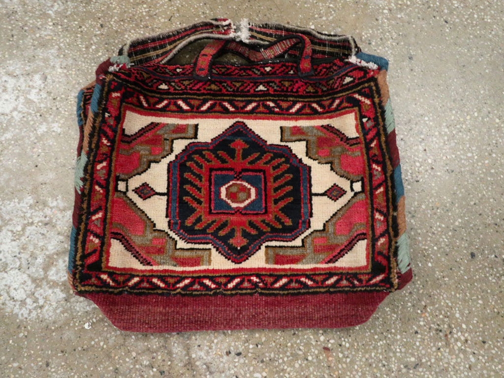 Vintage Persian Afshar Tribal Bag, No.25285 - Galerie Shabab