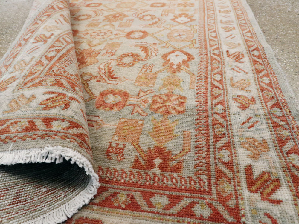 Vintage Persian Malayer Runner, No.25286 - Galerie Shabab