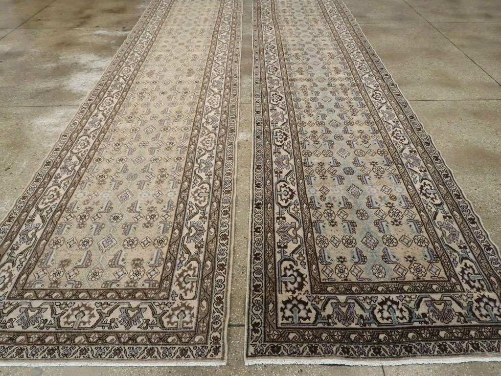 Vintage Persian Malayer Runner (Pair: 2 of 2), No.25290 - Galerie Shabab