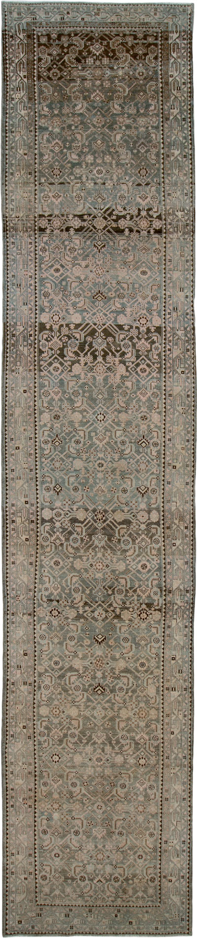 Vintage Persian Malayer Runner, No.25291 - Galerie Shabab