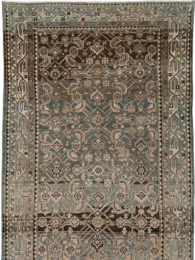 Vintage Persian Malayer Runner, No.25291 - Galerie Shabab