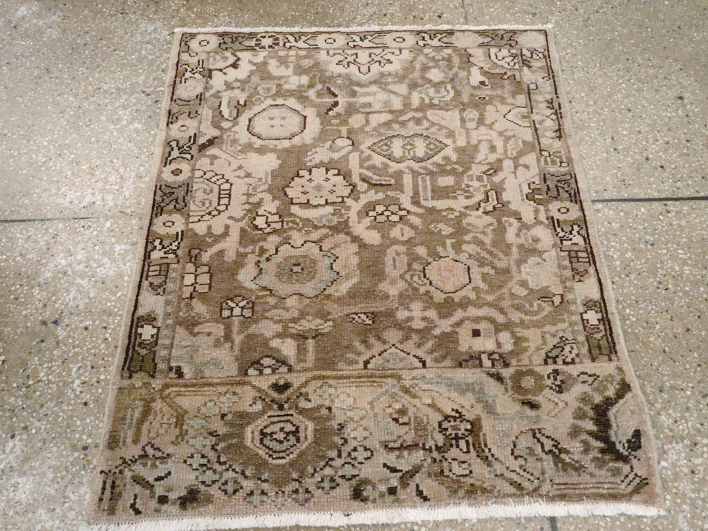 Vintage Persian Malayer Sampler Rug, No.25292 - Galerie Shabab