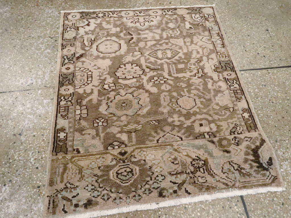 Vintage Persian Malayer Sampler Rug, No.25292 - Galerie Shabab