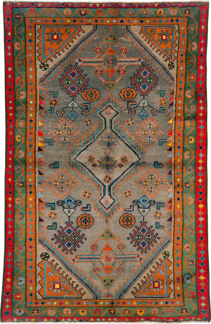 Vintage Persian Malayer Rug, No.25293 - Galerie Shabab