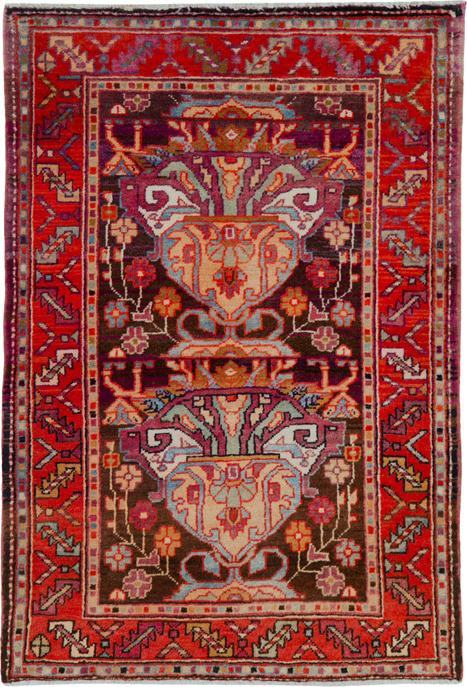 Vintage Persian Hamadan Rug, No.25295 - Galerie Shabab