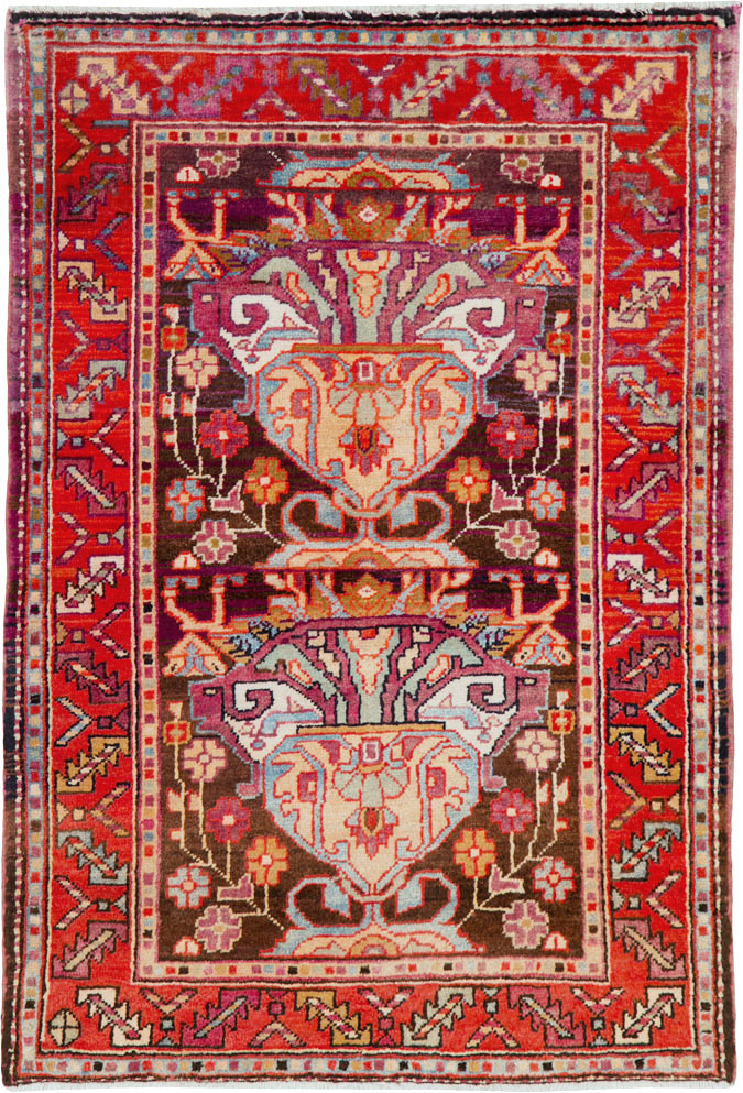 Vintage Persian Hamadan Rug, No.25295 - Galerie Shabab