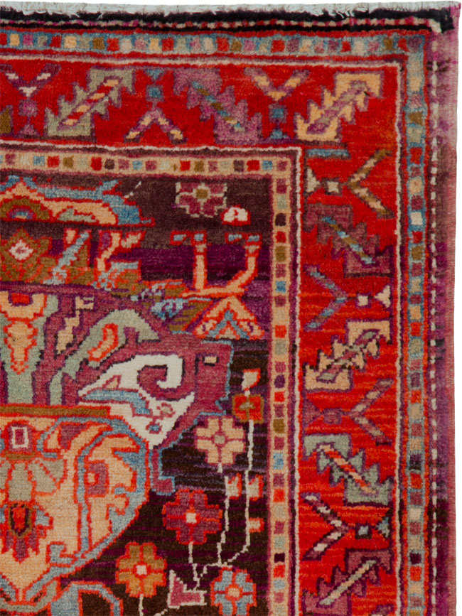 Vintage Persian Hamadan Rug, No.25295 - Galerie Shabab