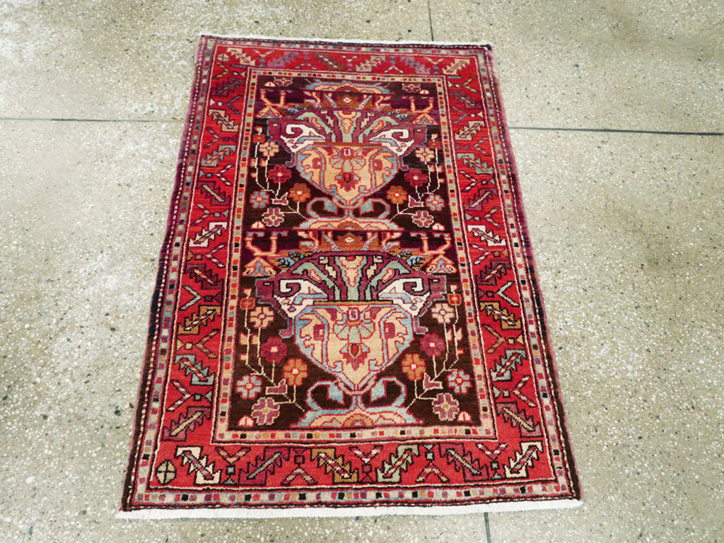 Vintage Persian Hamadan Rug, No.25295 - Galerie Shabab