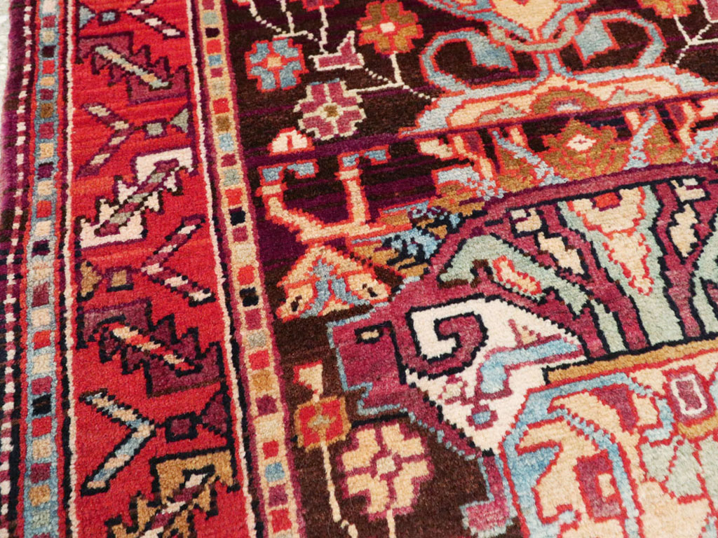 Vintage Persian Hamadan Rug, No.25295 - Galerie Shabab
