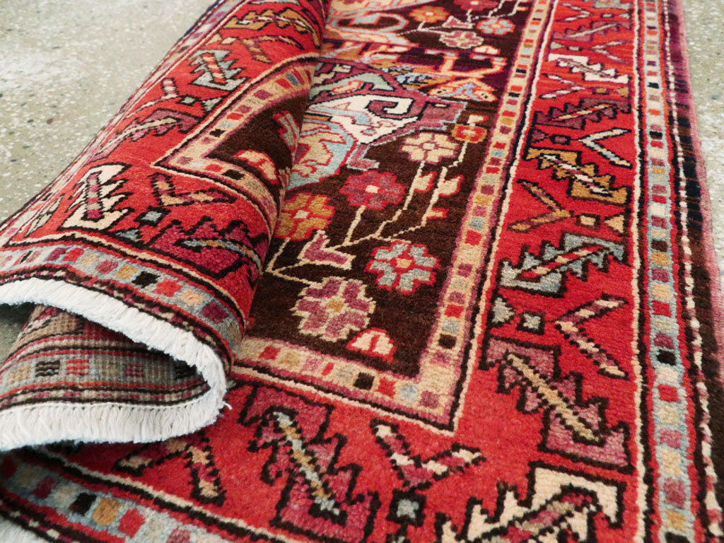 Vintage Persian Hamadan Rug, No.25295 - Galerie Shabab