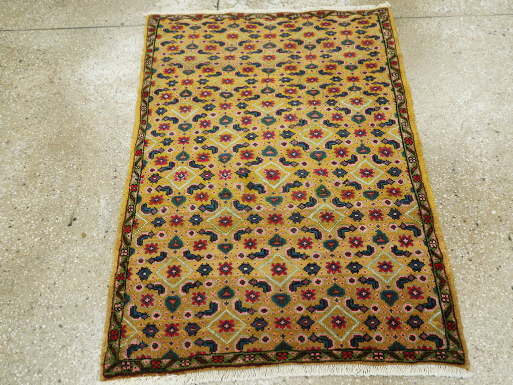 Vintage Persian Mahal Rug, No.25296 - Galerie Shabab