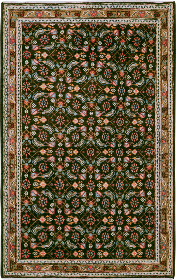 Vintage Persian Hamadan Rug, No.25298 - Galerie Shabab