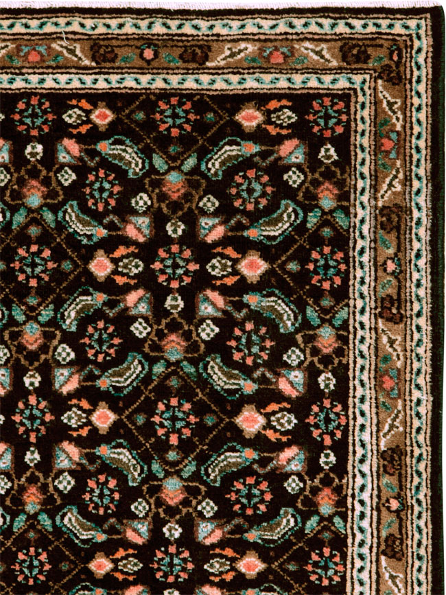 Vintage Persian Hamadan Rug, No.25298 - Galerie Shabab