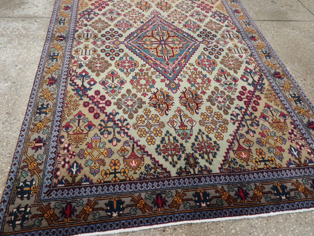Vintage Persian Joshegan Rug (Pair: 1 of 2), No.25299 - Galerie Shabab