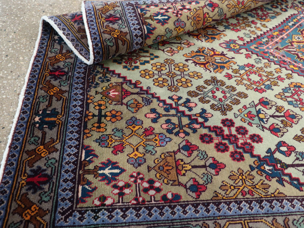 Vintage Persian Joshegan Rug (Pair: 1 of 2), No.25299 - Galerie Shabab