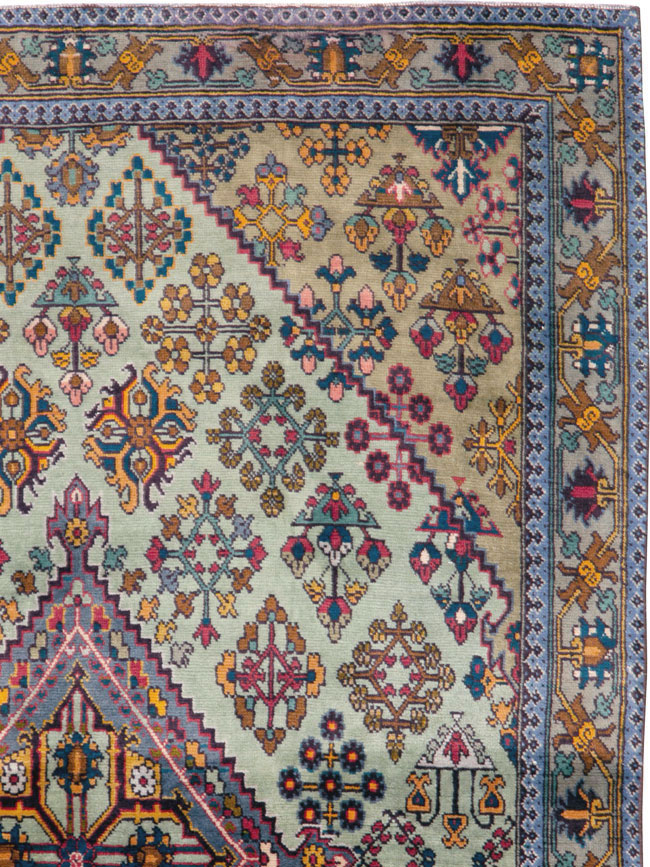Vintage Persian Joshegan Rug (Pair: 2 of 2), No.25300 - Galerie Shabab