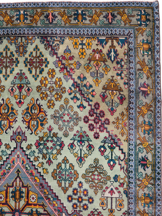 Vintage Persian Joshegan Rug (Pair: 2 of 2), No.25300 - Galerie Shabab