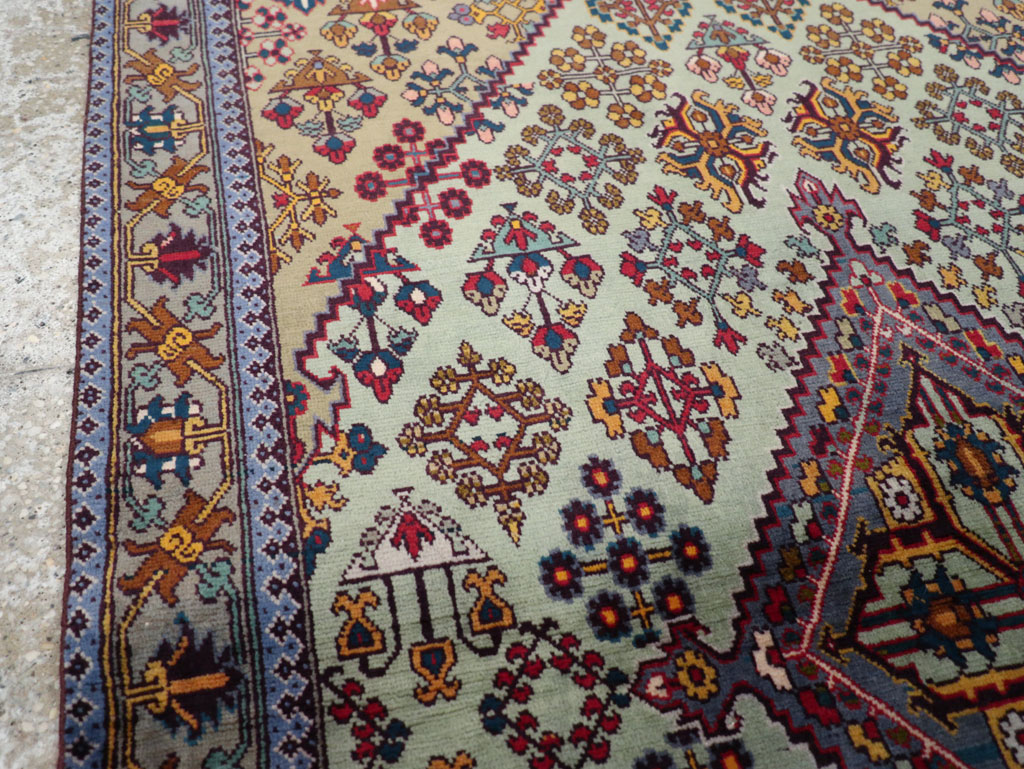 Vintage Persian Joshegan Rug (Pair: 2 of 2), No.25300 - Galerie Shabab