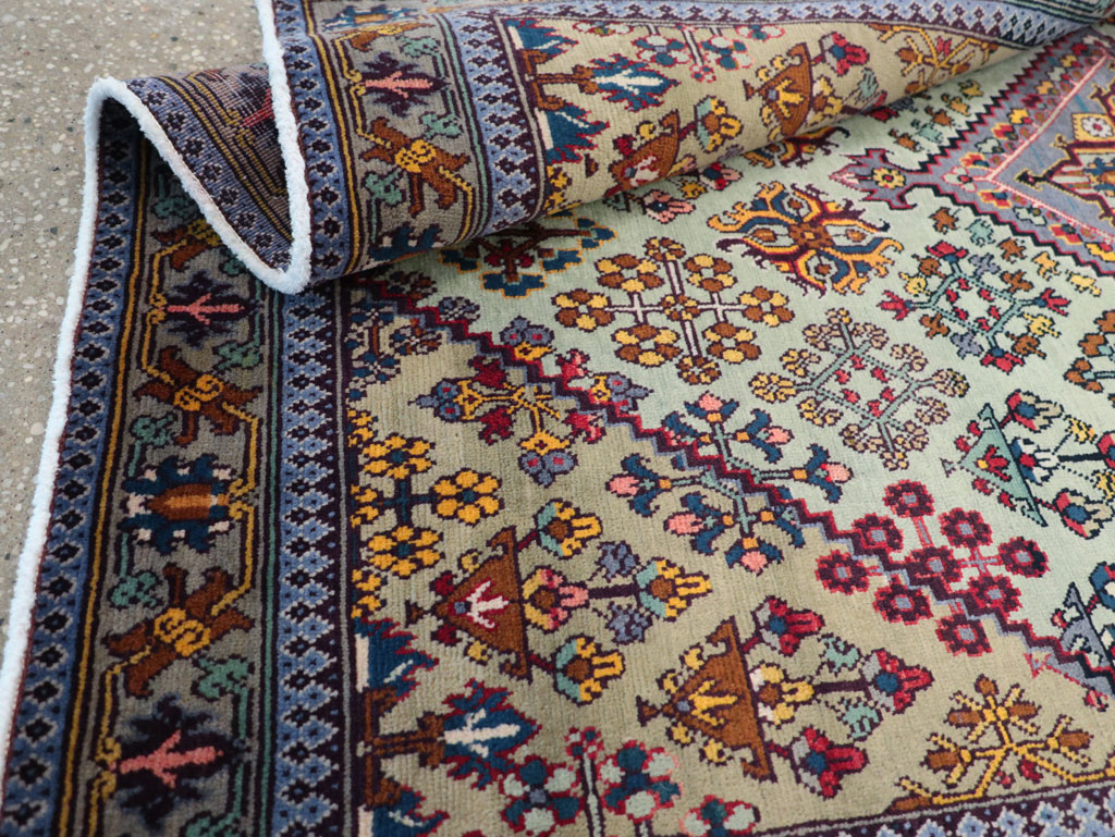 Vintage Persian Joshegan Rug (Pair: 2 of 2), No.25300 - Galerie Shabab