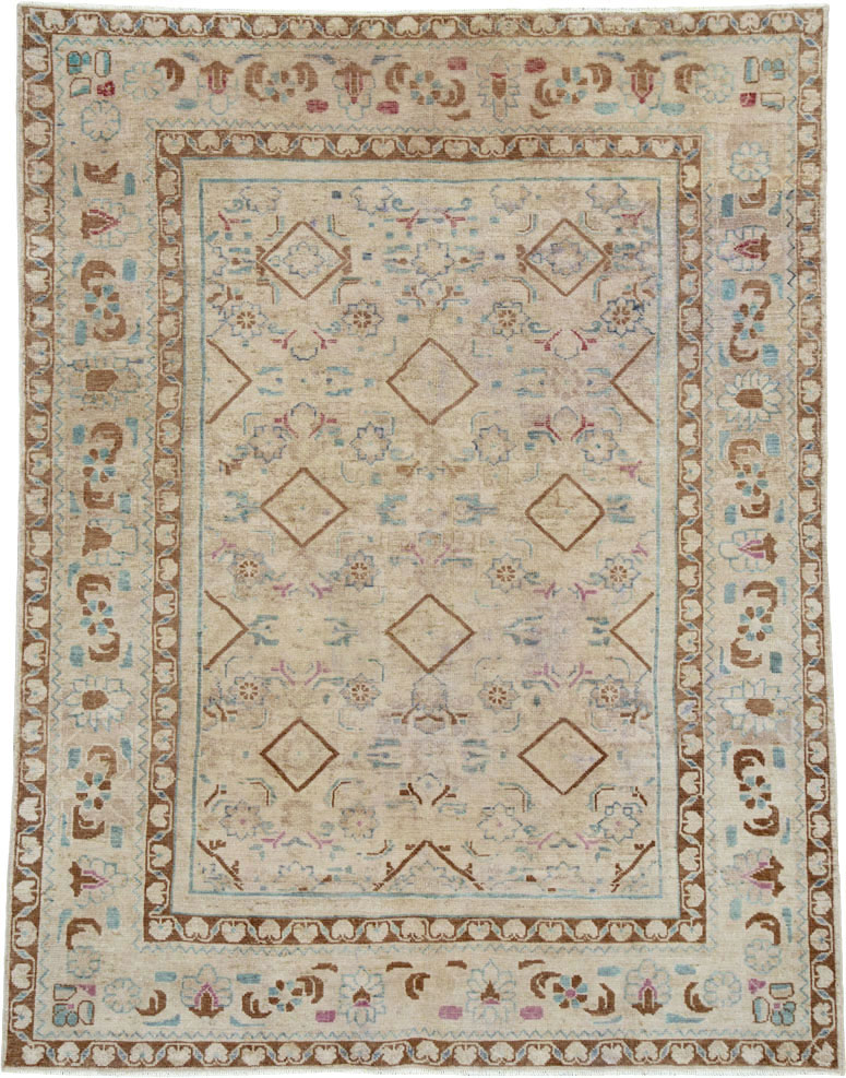 Vintage Persian Malayer Rug, No.25303 - Galerie Shabab
