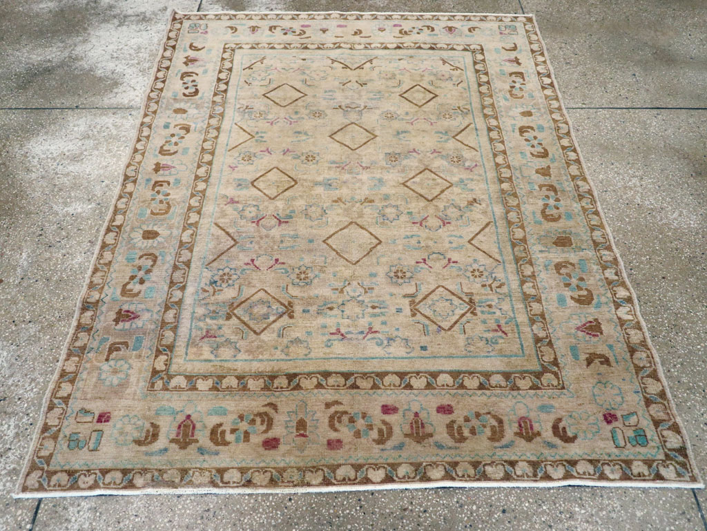 Vintage Persian Malayer Rug, No.25303 - Galerie Shabab