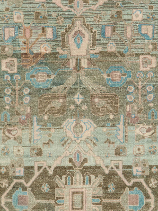 Vintage Persian Malayer Runner, No.25306 - Galerie Shabab