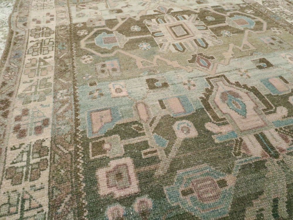 Vintage Persian Malayer Runner, No.25306 - Galerie Shabab