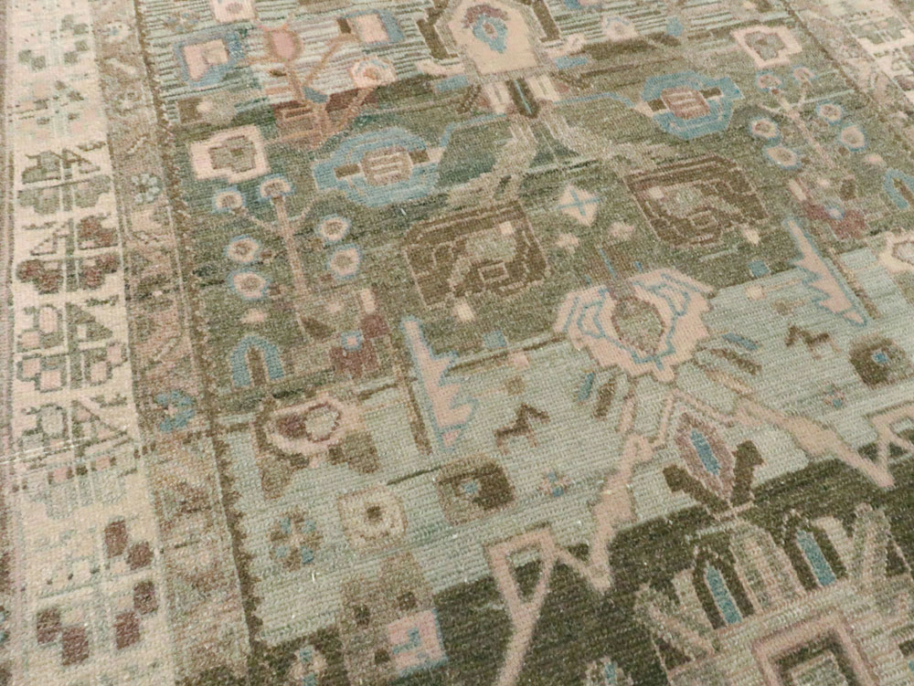 Vintage Persian Malayer Runner, No.25306 - Galerie Shabab