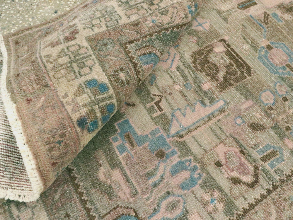 Vintage Persian Malayer Runner, No.25306 - Galerie Shabab