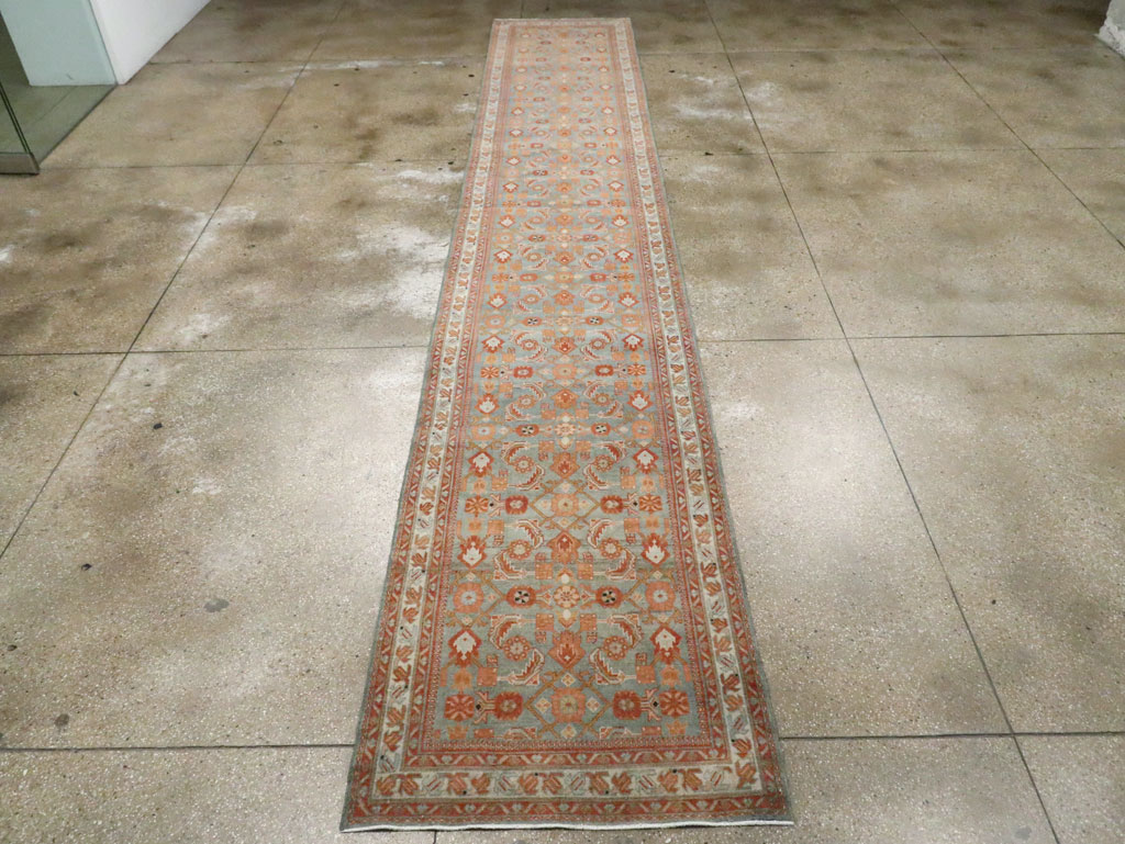Vintage Persian Malayer Runner, No.25311 - Galerie Shabab