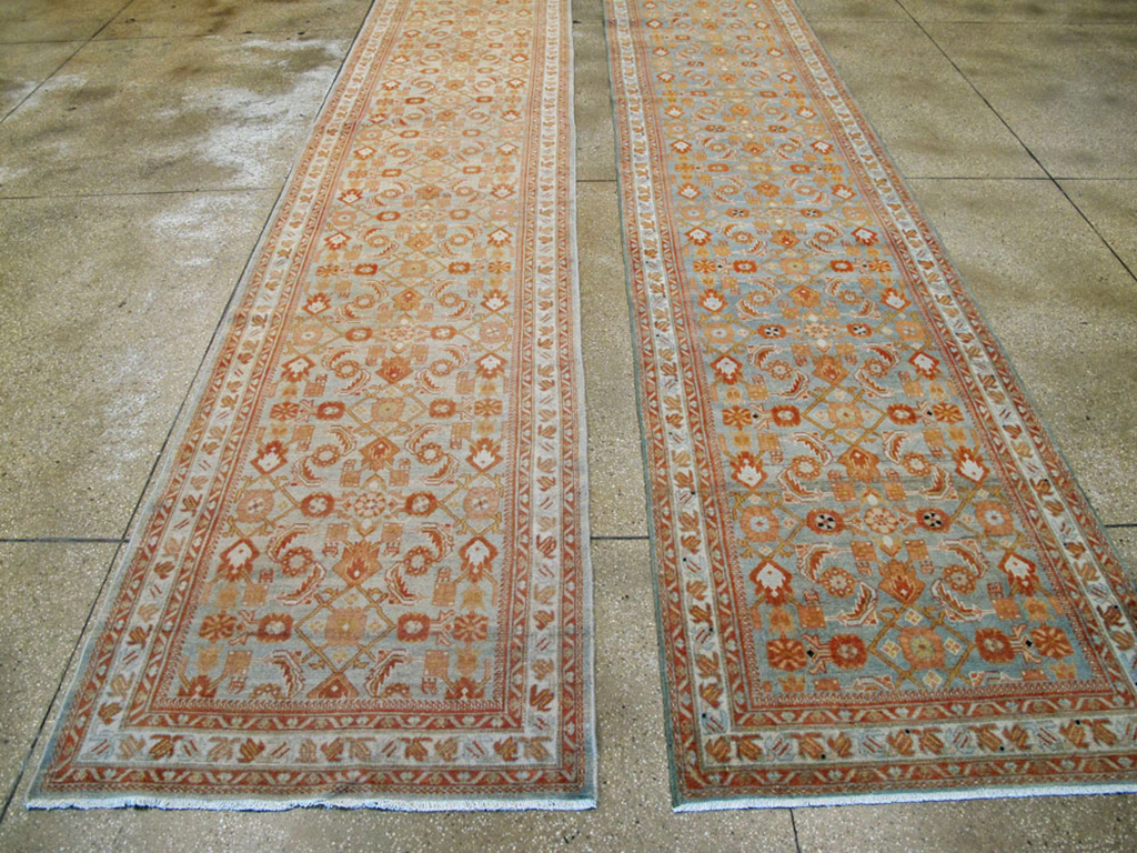 Vintage Persian Malayer Runner, No.25311 - Galerie Shabab