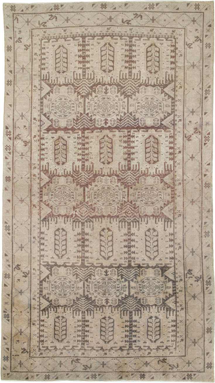 Vintage Persian Afshar Gallery Carpet, No.25312 - Galerie Shabab