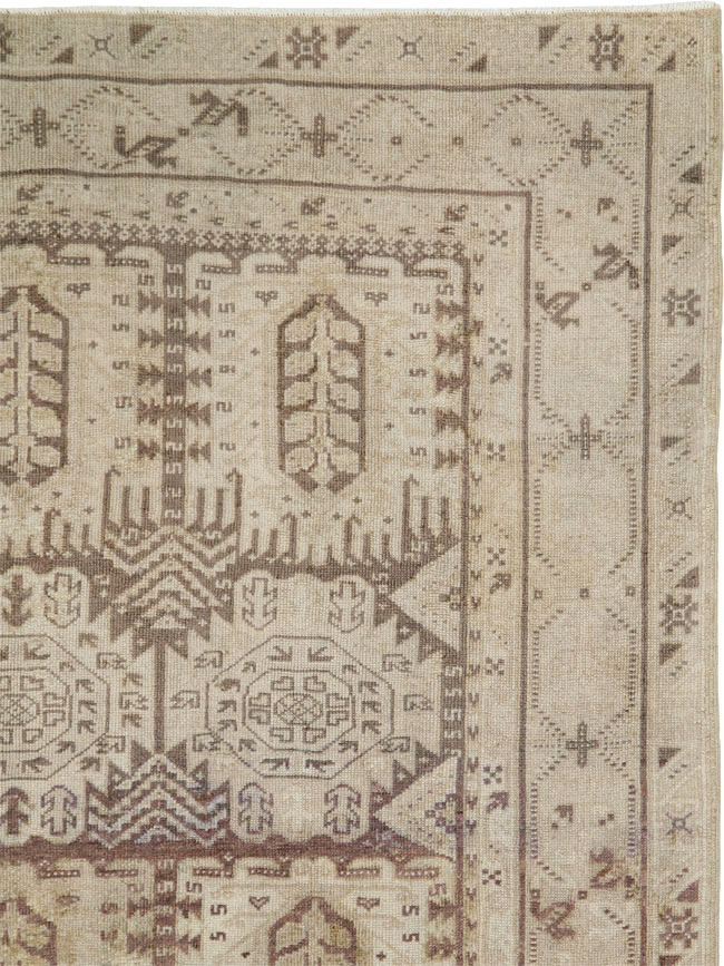 Vintage Persian Afshar Gallery Carpet, No.25312 - Galerie Shabab