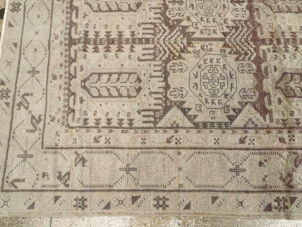 Vintage Persian Afshar Gallery Carpet, No.25312 - Galerie Shabab