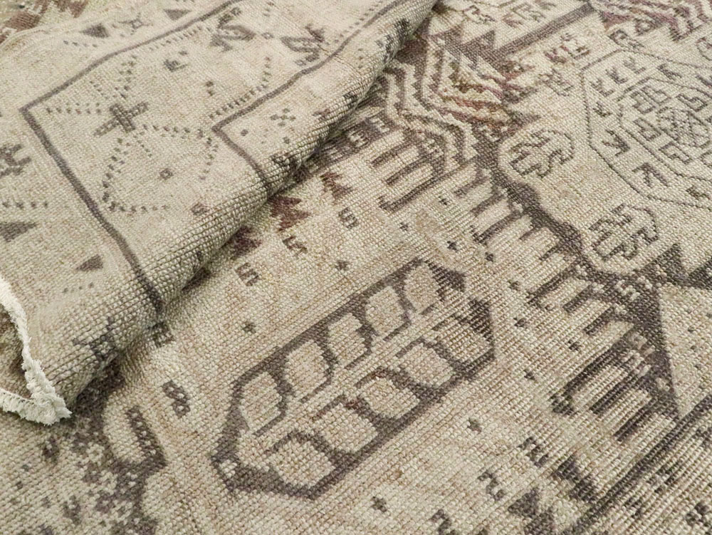 Vintage Persian Afshar Gallery Carpet, No.25312 - Galerie Shabab