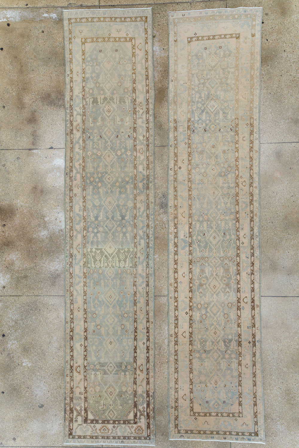 Vintage Persian Malayer Runner (Pair: 2 of 2), No.25315 - Galerie Shabab