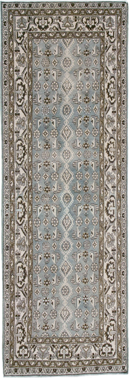 Vintage Persian Malayer Runner, No.25317 - Galerie Shabab
