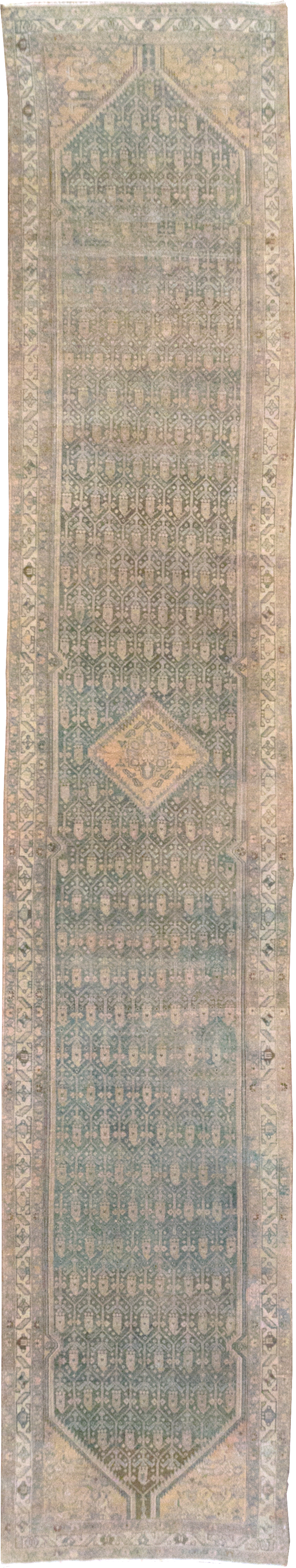Vintage Persian Malayer Runner, No.25318 - Galerie Shabab