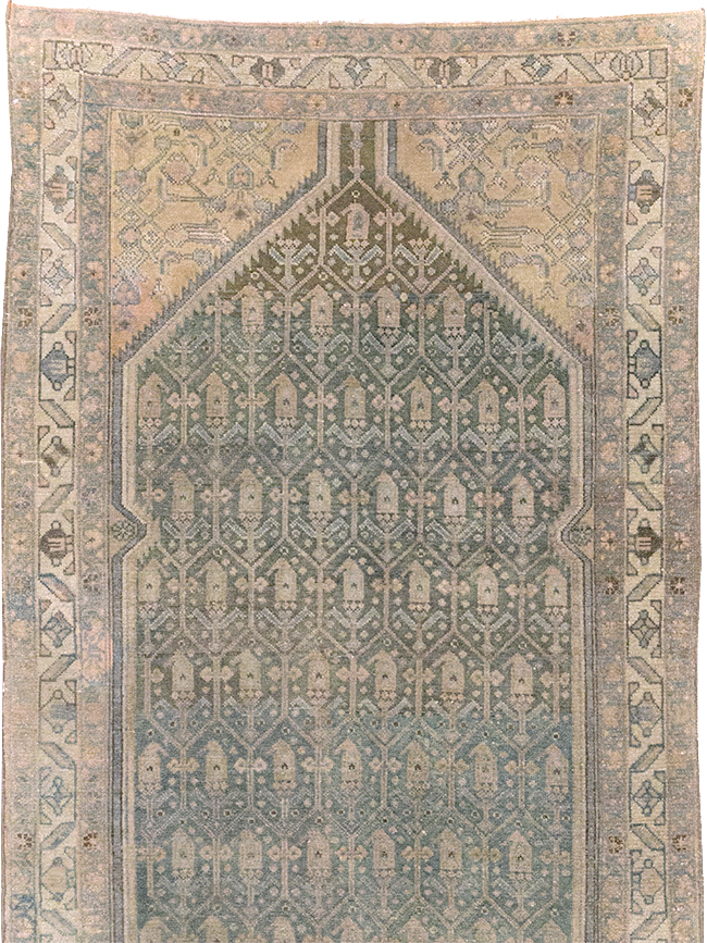 Vintage Persian Malayer Runner, No.25318 - Galerie Shabab