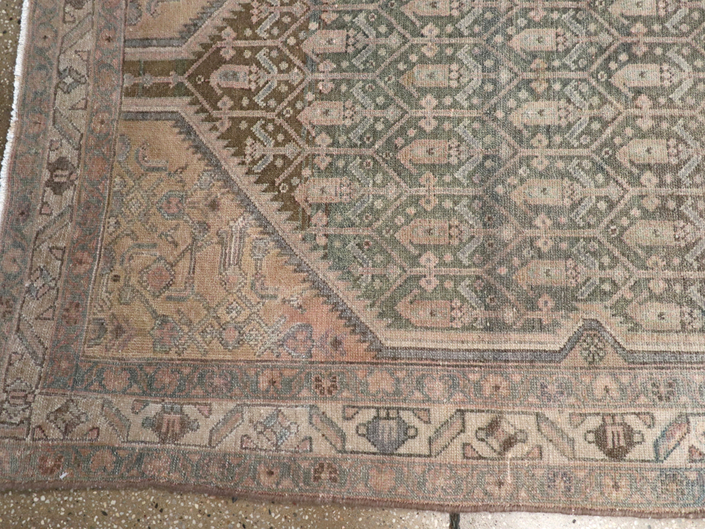 Vintage Persian Malayer Runner, No.25318 - Galerie Shabab