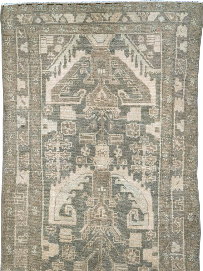 Vintage Persian Malayer Runner, No.25320 - Galerie Shabab