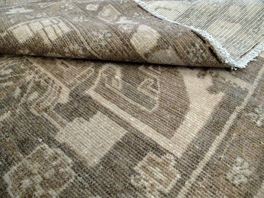 Vintage Persian Malayer Runner, No.25320 - Galerie Shabab