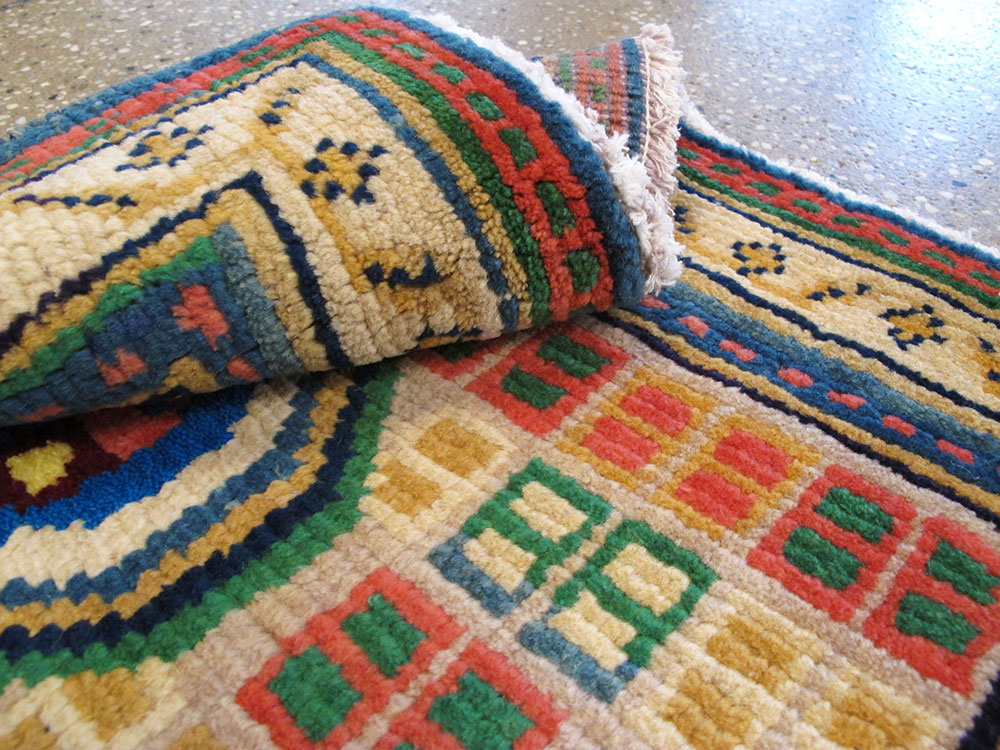 Vintage Persian Gabbeh Rug, No.25322 - Galerie Shabab