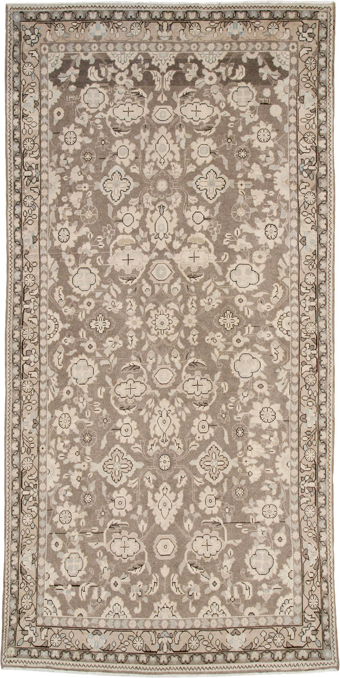 Vintage Persian Malayer Gallery Rug, No.25332 - Galerie Shabab