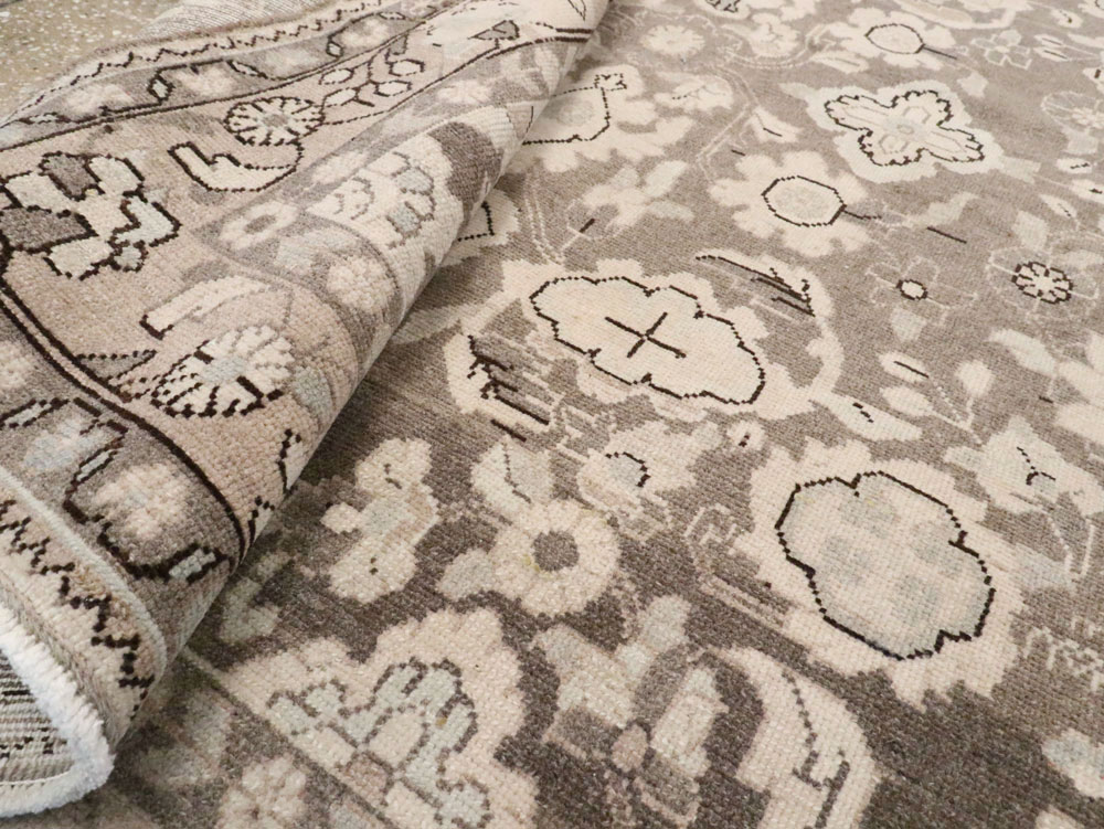 Vintage Persian Malayer Gallery Rug, No.25332 - Galerie Shabab