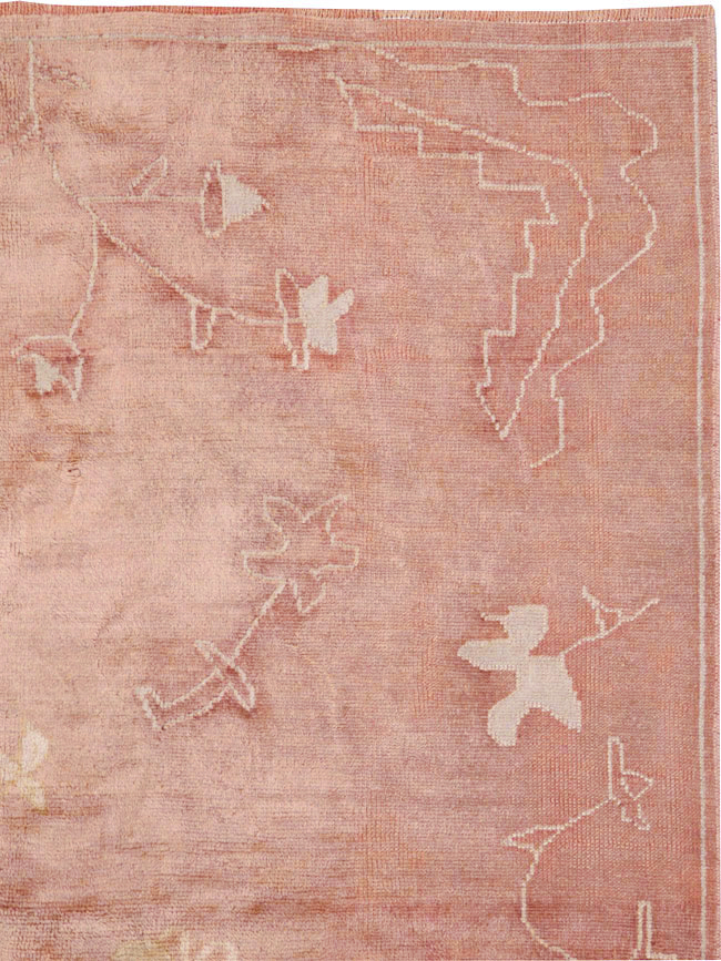 Antique Turkish Oushak Rug, No.25336 - Galerie Shabab