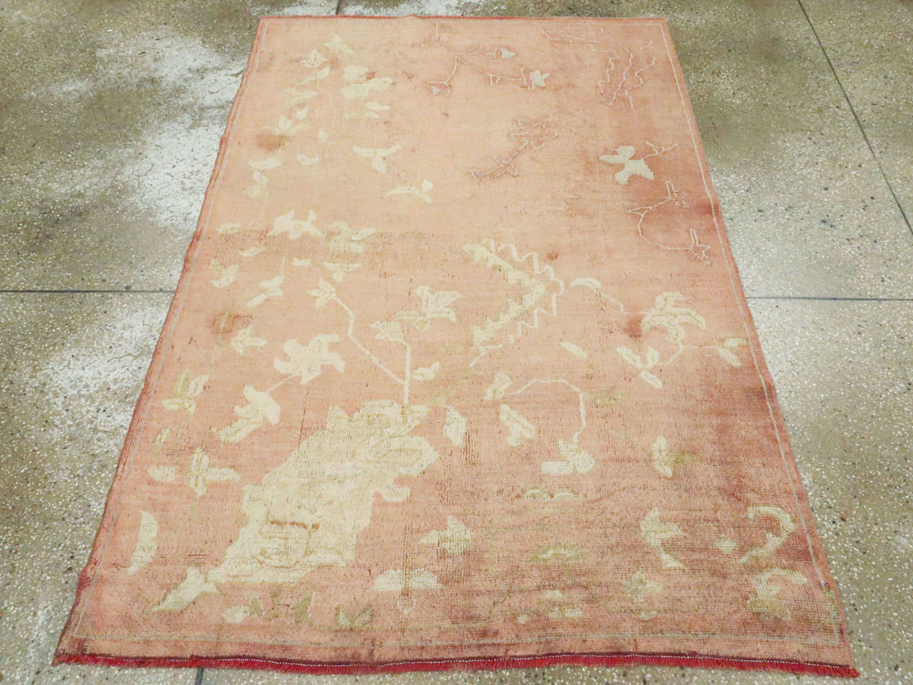 Antique Turkish Oushak Rug, No.25336 - Galerie Shabab